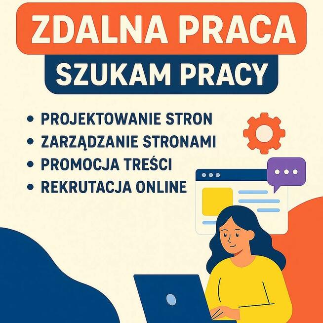 Szukam pracy - projektowanie i obsługa stron internetowych