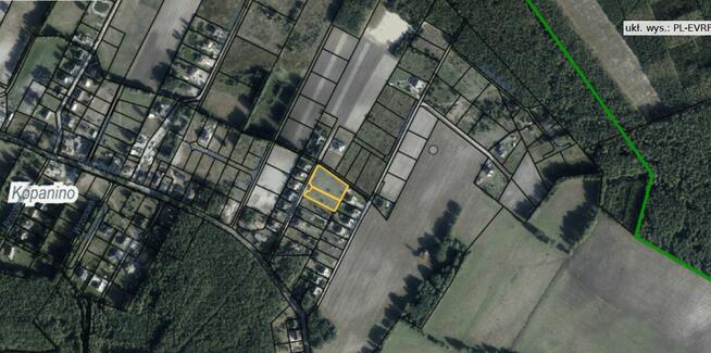 Działki budowlane Kopanino, blisko lasu