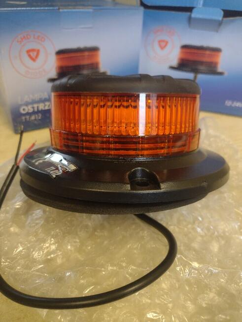 Lampa Ostrzegawcza LED 12/24 na śrubę, UFO, 3 funkcje,