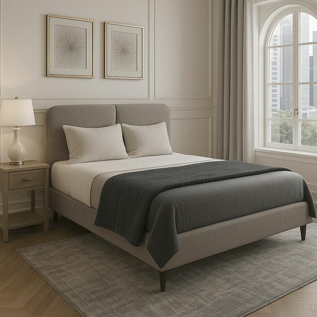 160x200 cm Łóżko tapicerowane AGATA | PROMOCJA na Materac