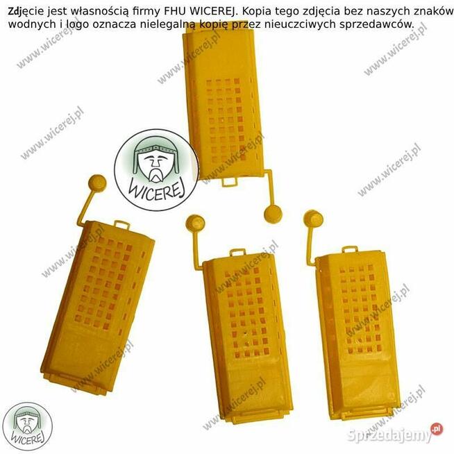 Klateczka na matkę pszczelą transportowa z korkiem