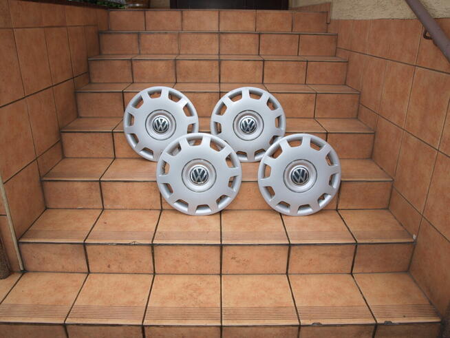 VW kołpaki 15 oryginalne (komplet 4 sztuki)
