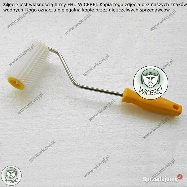 Rozluźniacz Wałkowy Kołowy do miodu Odsklepiacz jeż do ramek