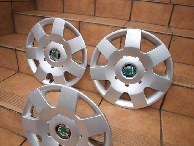 Skoda kołpaki 14 oryginalne (komplet 4 sztuki)