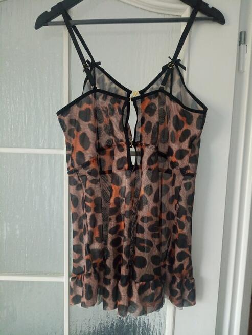 Koszulka nocna w panterkę, XL