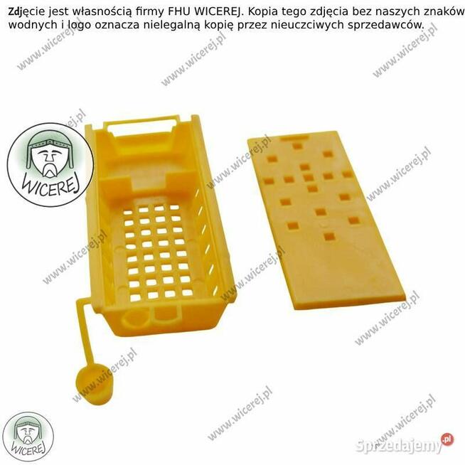 Klateczka na matkę pszczelą transportowa z korkiem