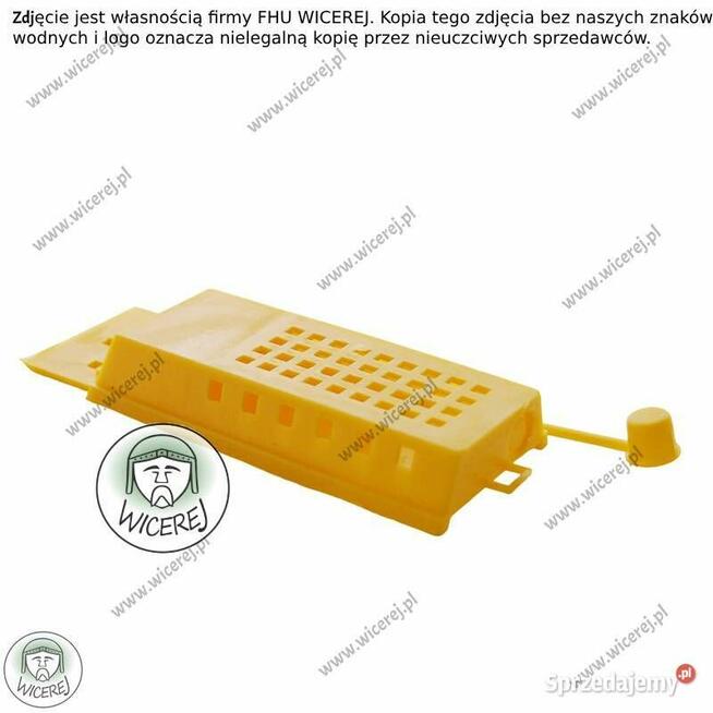 Klateczka na matkę pszczelą transportowa z korkiem