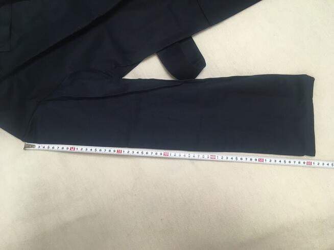 Fartuch roboczy czarny Nowy Bawełna L laborki warsztat