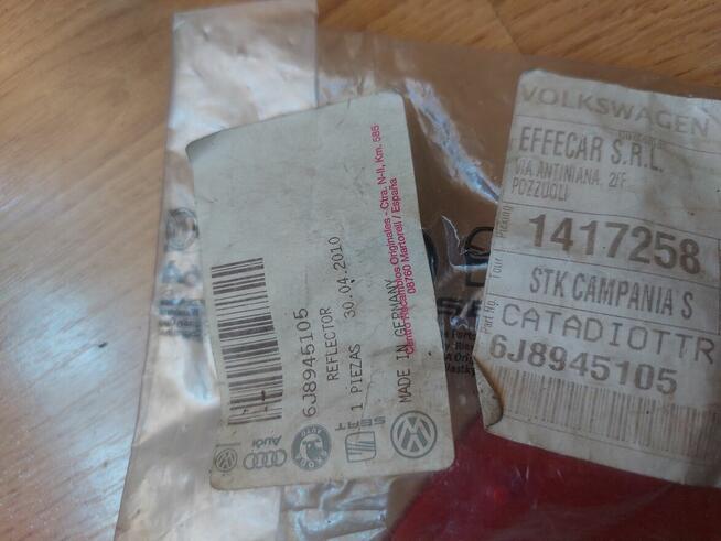 Odblask lewy zderzaka OE Seat Ibiza IV ST 6J kombi - Gliwice