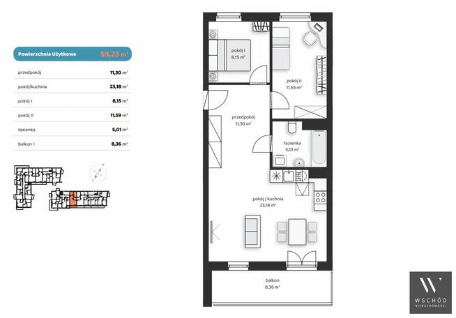 Mieszkanie Kraków Prądnik Biały