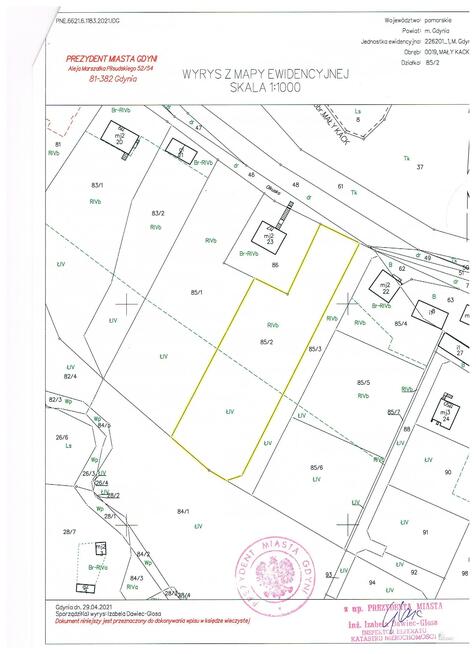 Działka budowlana Gdynia, Olkuska