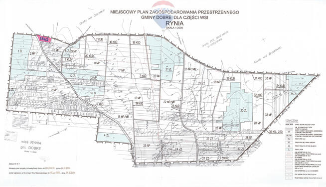 Działka leśna z możliwością zabudowy w MPZP
