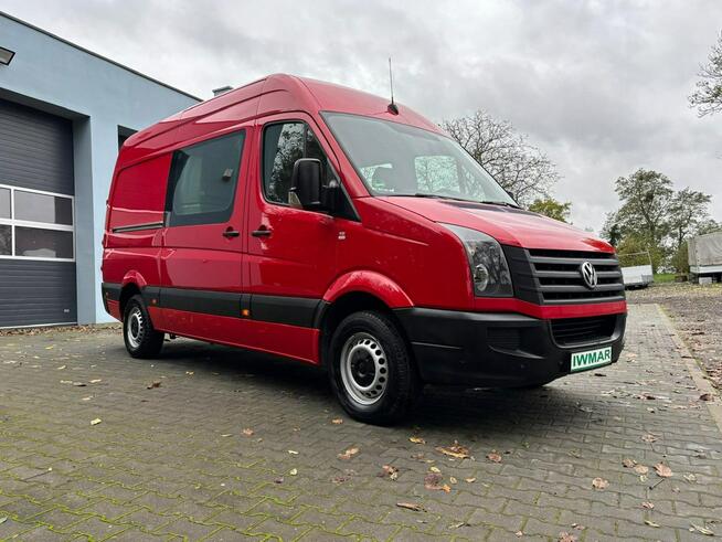 Volkswagen Crafter 2.0 140KM*2013*L2H2*6 osobowy*Brygadówka*Klimatyzacja*Tempomat*Webasto