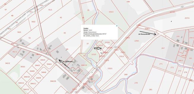 Działka budowlana Rzesznikowo gm. Rymań
