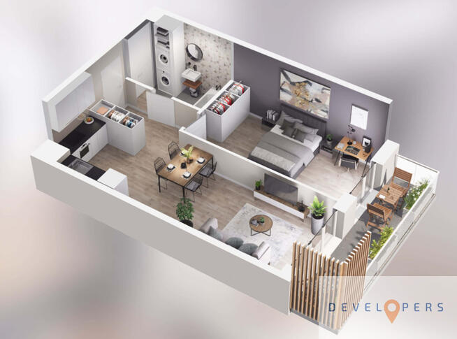 Komfortowe 2 pokoje przy Parku Śląskim z balkonem