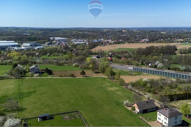 Działka pod dom z funkcją usługową