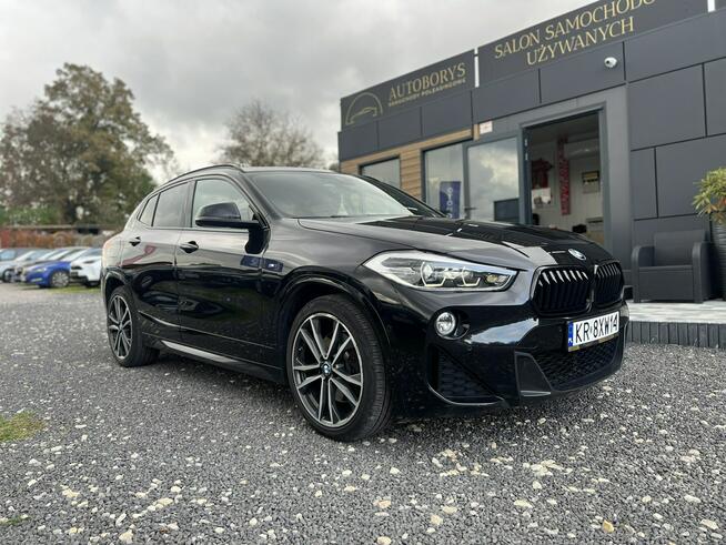 BMW X2 XDrive20D M-Sport 190 KM Szyberdach Czarna Skóra Bezwypadkowy VAT 23%