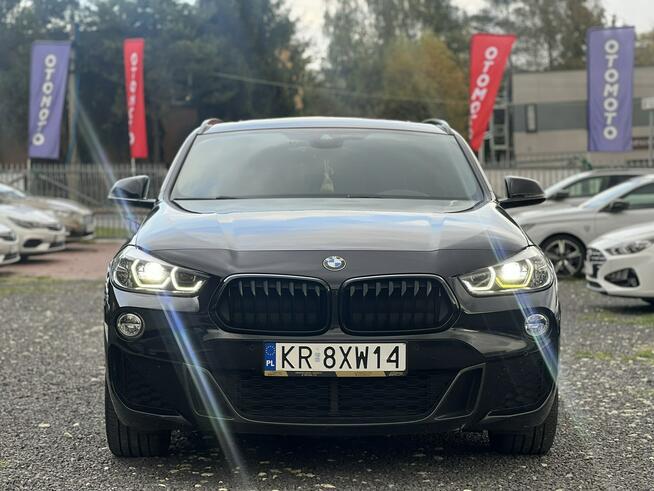 BMW X2 XDrive20D M-Sport 190 KM Szyberdach Czarna Skóra Bezwypadkowy VAT 23%