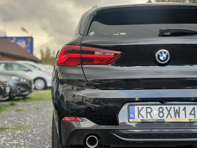BMW X2 XDrive20D M-Sport 190 KM Szyberdach Czarna Skóra Bezwypadkowy VAT 23%