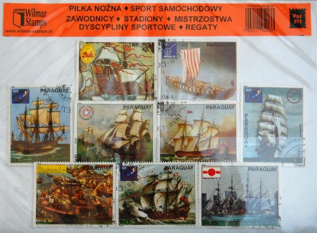 Znaczki pocztowe świata Hachette 43 55 Wilmar Stamps statki