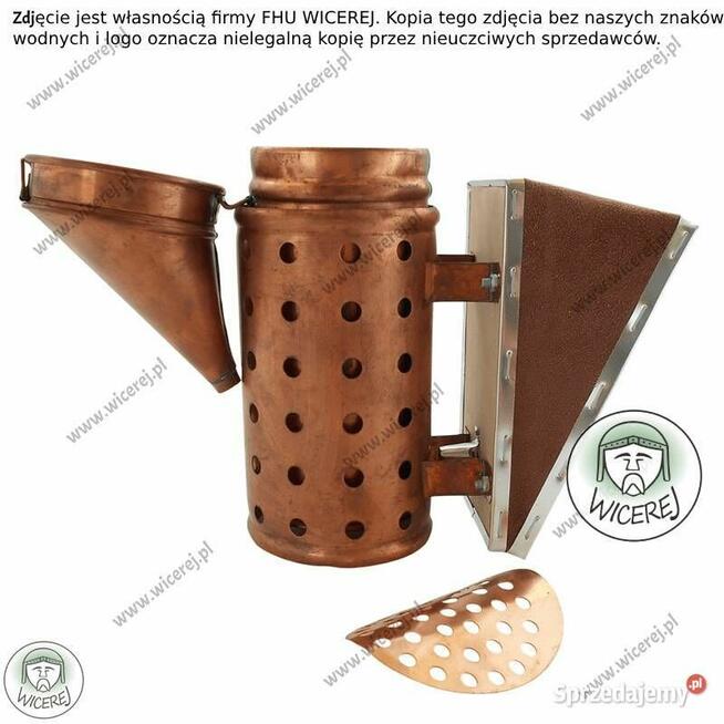 Podkurzacz Solidny Premium Miedziany z Chłodnicą