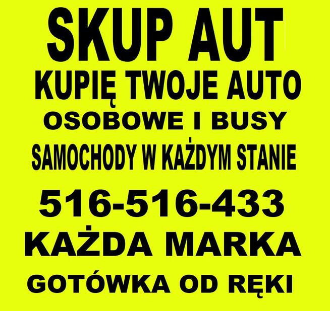 Skup Aut każdy rocznik marka