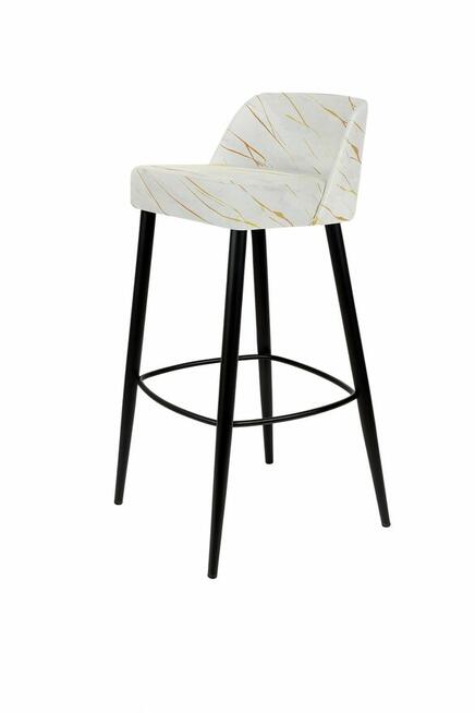 Krzesło Hoker Barowy PREMIUM Marmur KB-1