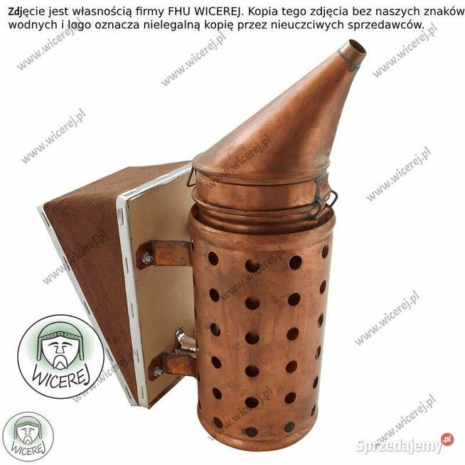 Podkurzacz Solidny Premium Miedziany z Chłodnicą