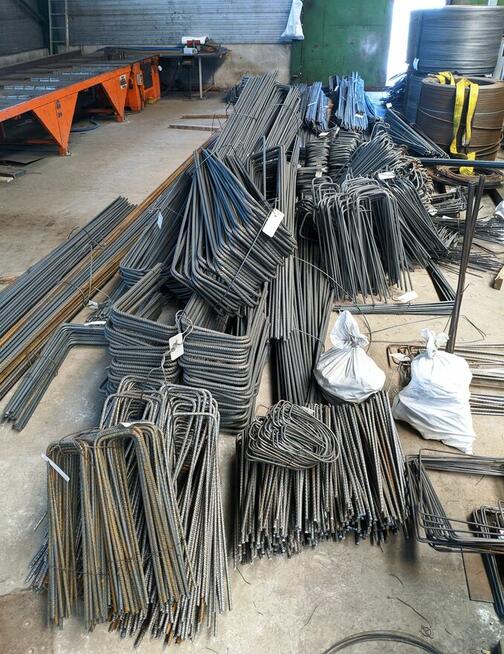 Strzemiona Zbrojenie Pręty Żebrowane Kobyłki Bigle