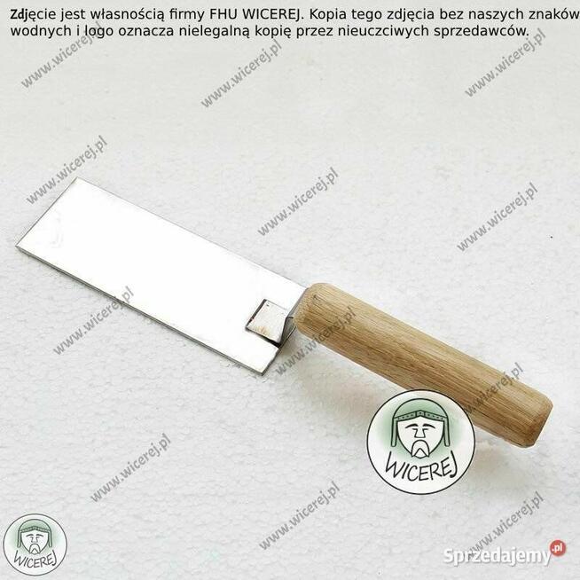 Nierdzewna Łopatka Skrobak do Dennic Uli do Czyszczenia