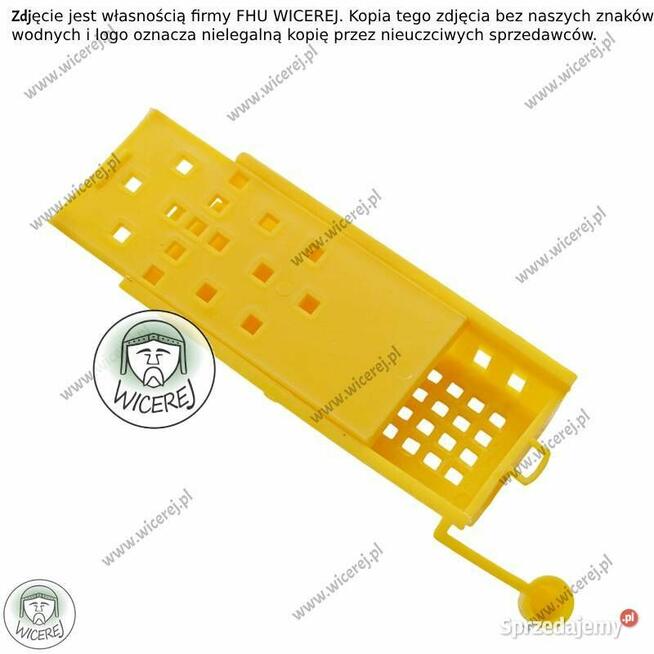 Klateczka na matkę pszczelą transportowa z korkiem