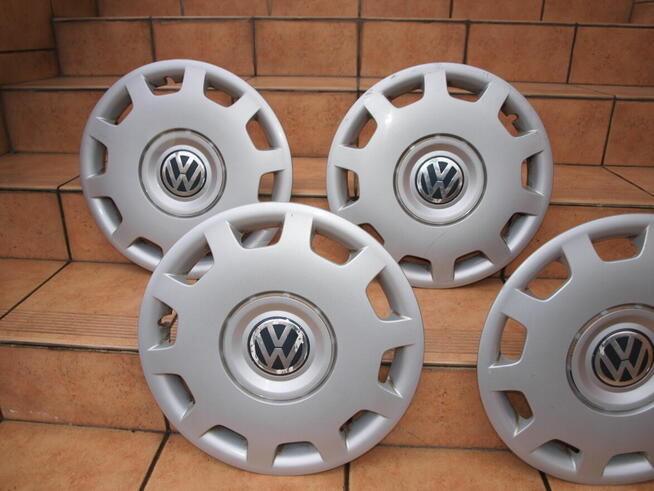 VW kołpaki 15 oryginalne (komplet 4 sztuki)