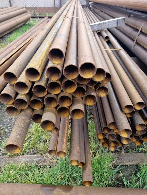 Rura stalowa na wymiar fi 76mm Rury na ogrodzenie słupy