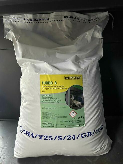 Proszek do myjni bezdotykowych Turbo S worek 25kg