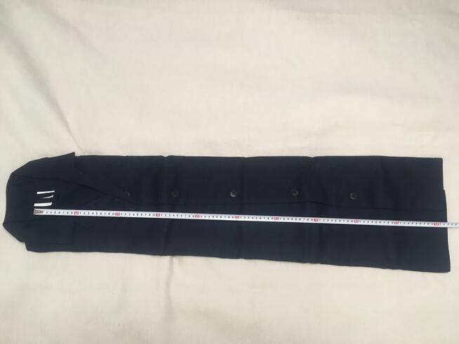 Fartuch roboczy czarny Nowy Bawełna L laborki warsztat