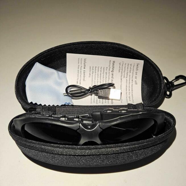 Okulary Bluetooth 5.0 z Wbudowanymi Słuchawkami Stereo