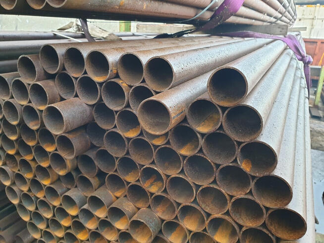 Rura stalowa na wymiar fi 76mm Rury na ogrodzenie słupy