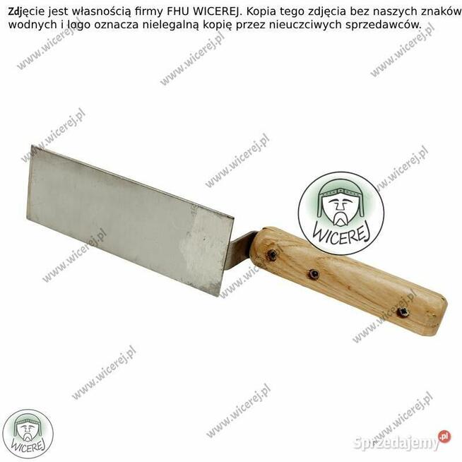 Nierdzewna Łopatka Skrobak do Dennic Uli do Czyszczenia