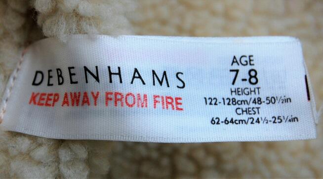 Bezrękawnik kamizelka kożuszek dla dzieci 7-8 lat Debenhams