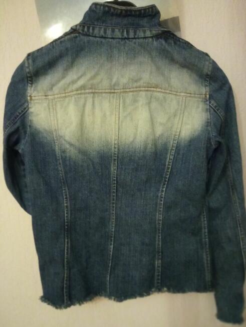 Stylowa marynarka z grubego dżinsu