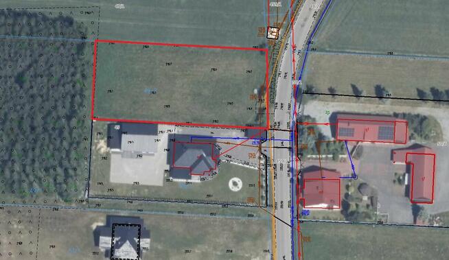 Atrakcyjna działka budowlana Komparzów 20 ar