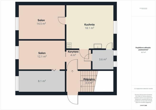 Mieszkanie 60,5 m2 | Parter | 3 pokoje | Oleśnica