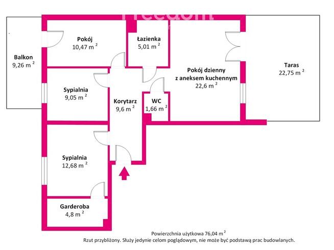 4 pokoje | taras + balkon | miejsce postojowe