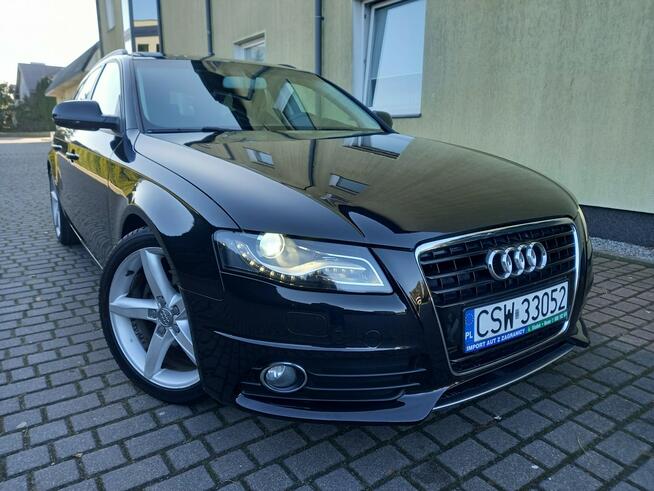 Audi A4 2.0Tdi CR 2xLedy BiXenon Skóry Navi Panorama Full Opcja Zarejestrowany