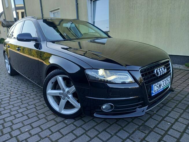 Audi A4 2.0Tdi CR 2xLedy BiXenon Skóry Navi Panorama Full Opcja Zarejestrowany