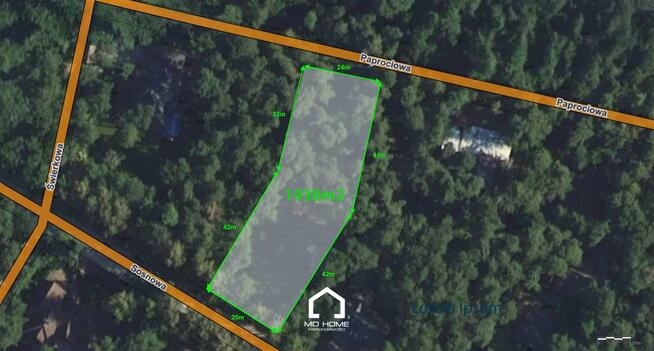 Działka budowlana Magdalenka gm. Lesznowola, Sosnowa