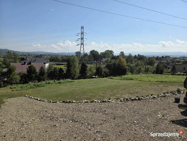 Działka budowlana Nowy Sącz Chełmiec 14ar z pozwoleniem