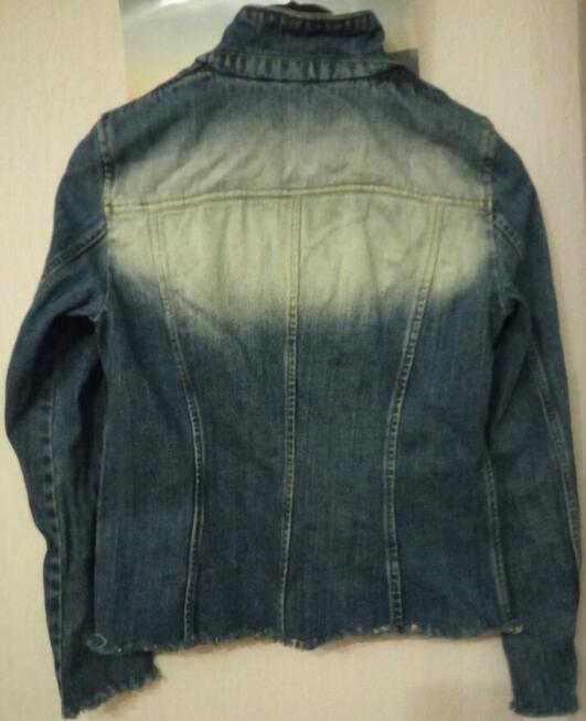 Stylowa marynarka z grubego dżinsu