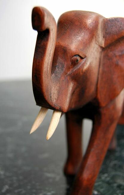 Słoń egipski, drewniany, rzeźba, drewno, rękodzieło, Egipt