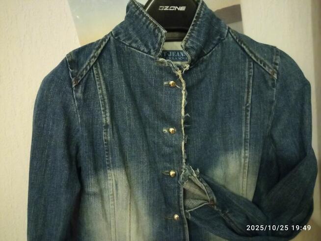 Stylowa marynarka z grubego dżinsu
